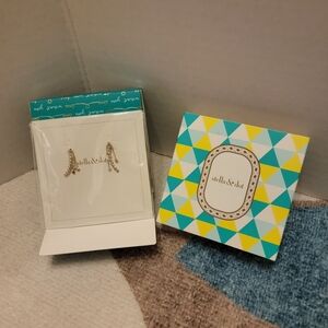 Stella & Dot Gold Earrings